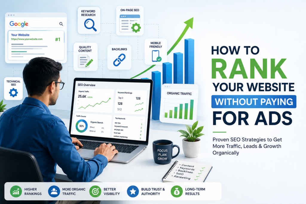 Rank Your Website Without Paying for Ads