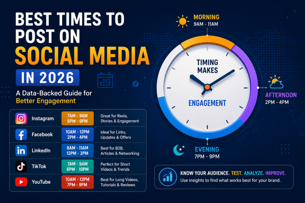 Best Times to Post on Social Media in 2026: